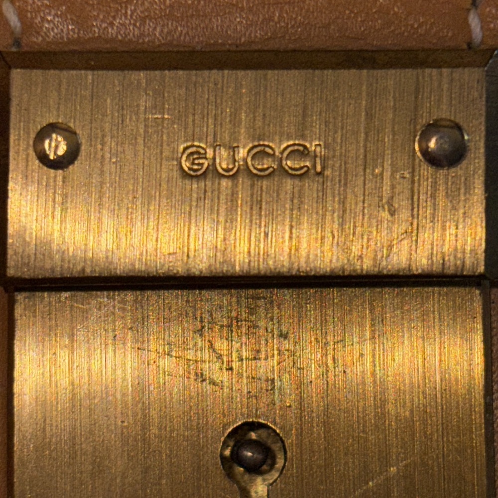 💚❤️SALE Gucci Travel Bag 3 Piece Set Authentic 80's Classic GG Gucci bags💚❤️ - Picture 10 of 17